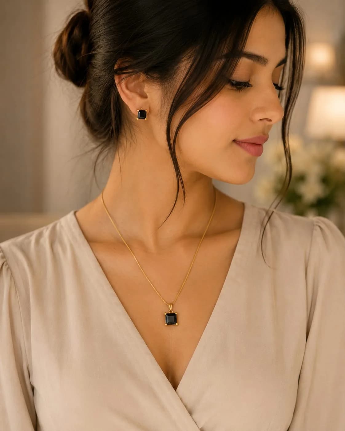 Noir Luxe Jewellery Set