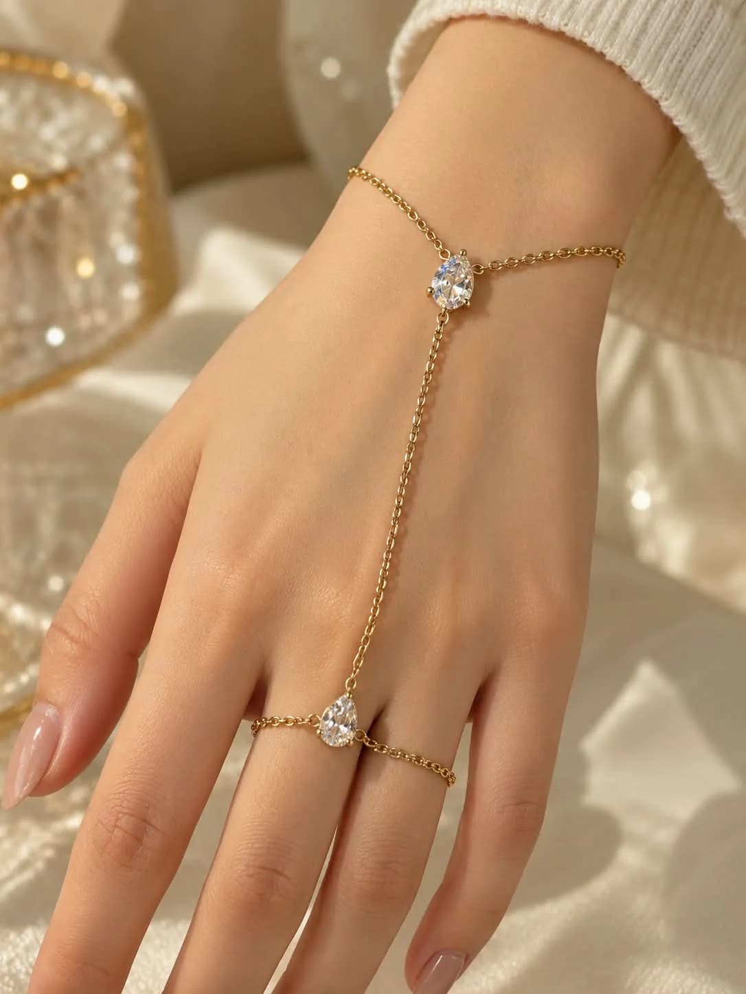 Celeste Bloom Hand Chain