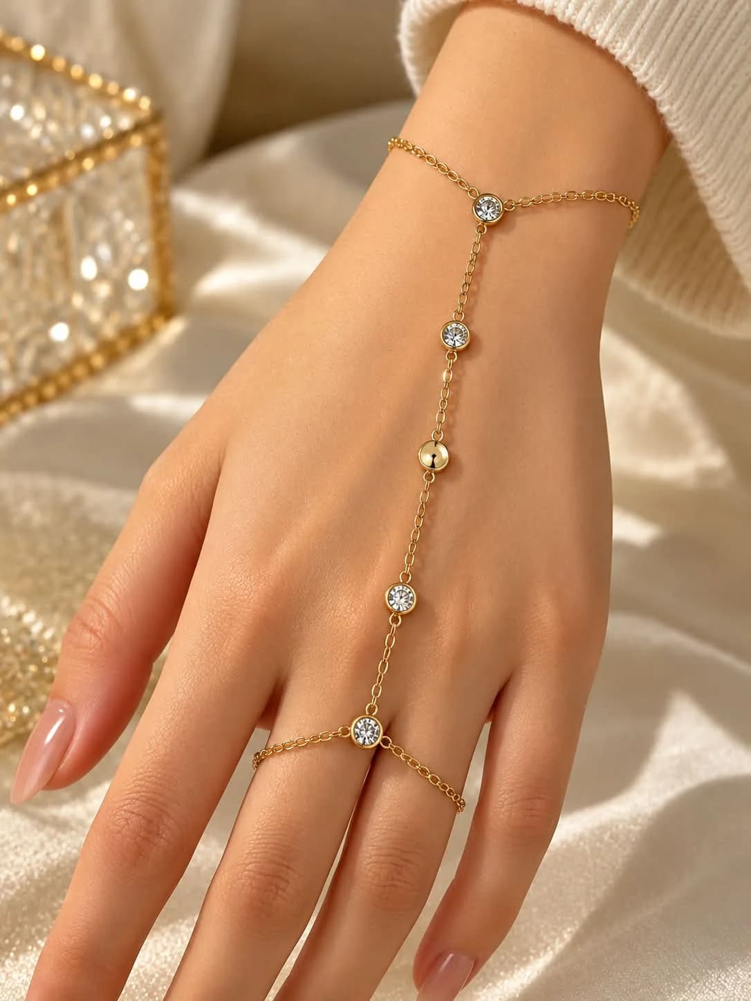 Celeste Bloom Hand Chain