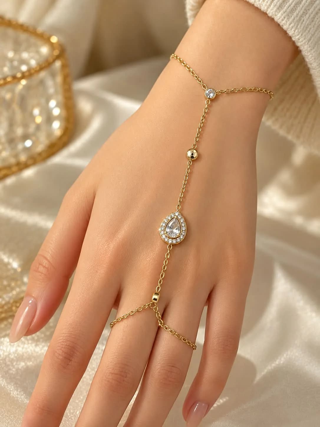 Celeste Bloom Hand Chain