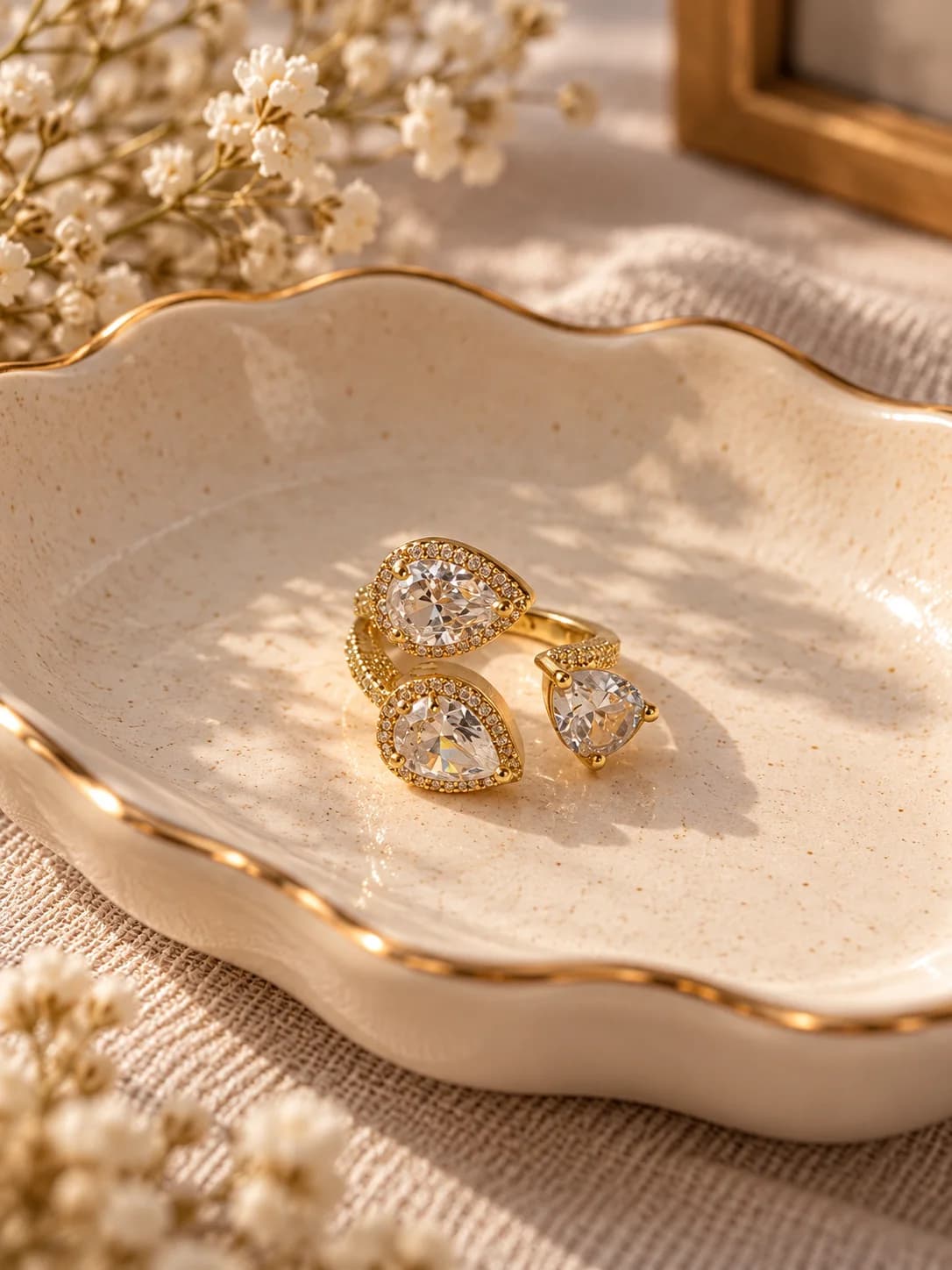 Diamond Trio Ring