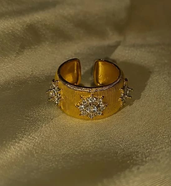 Textured Gold crystal