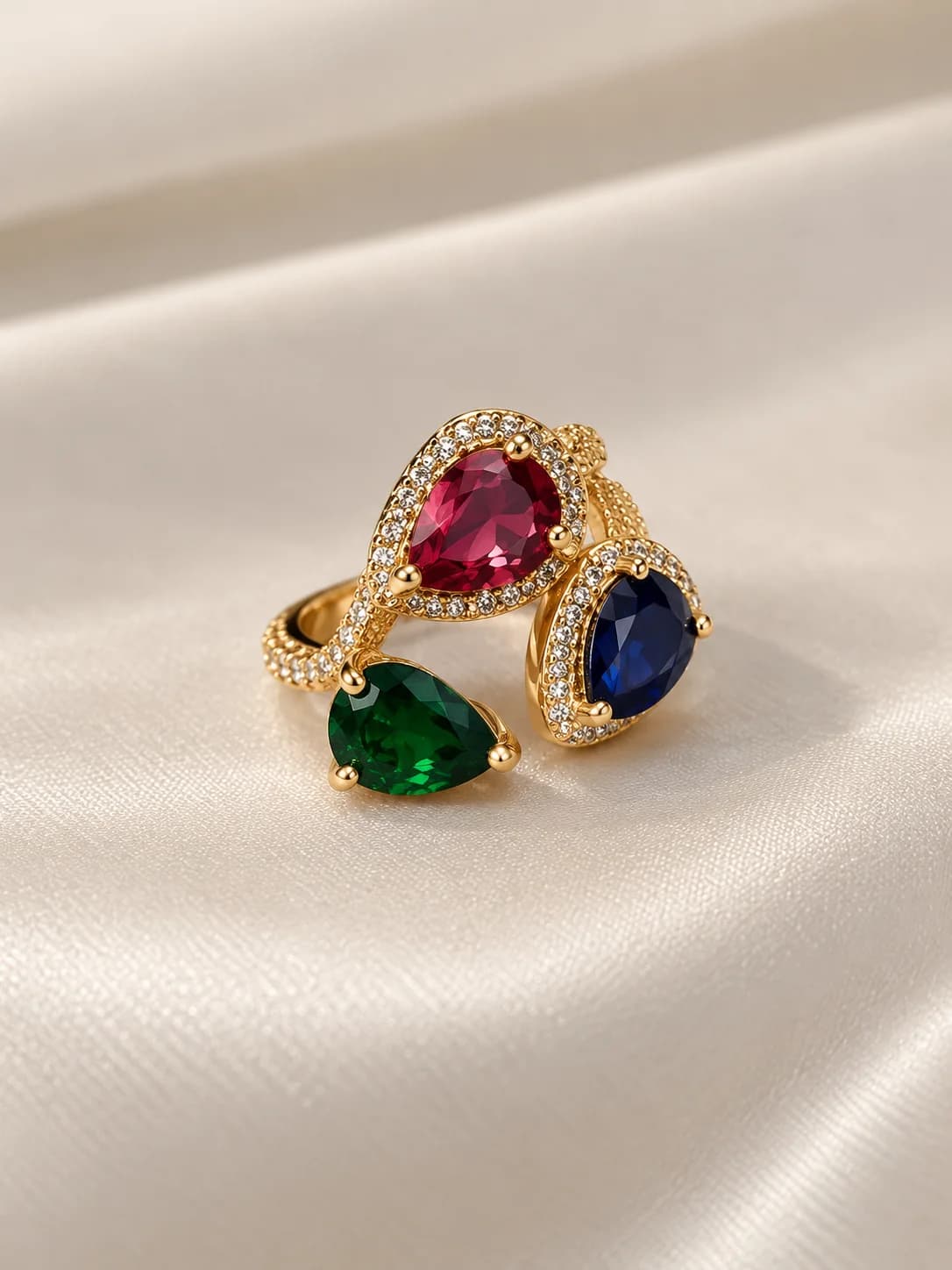 Tricolor Royale Ring