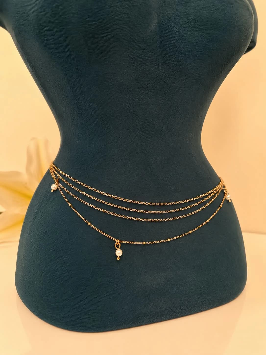 Golden Luxe Layered Waist Chain
