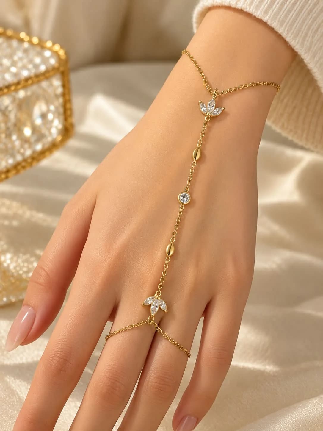 Celeste Bloom Hand Chain